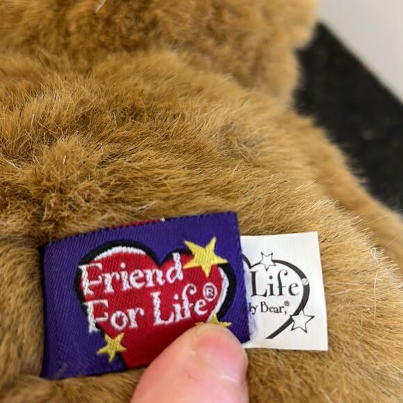 Friend For Life Teddy Bear Brown Plush  Stuffed animal collectible - Picture 6 of 8